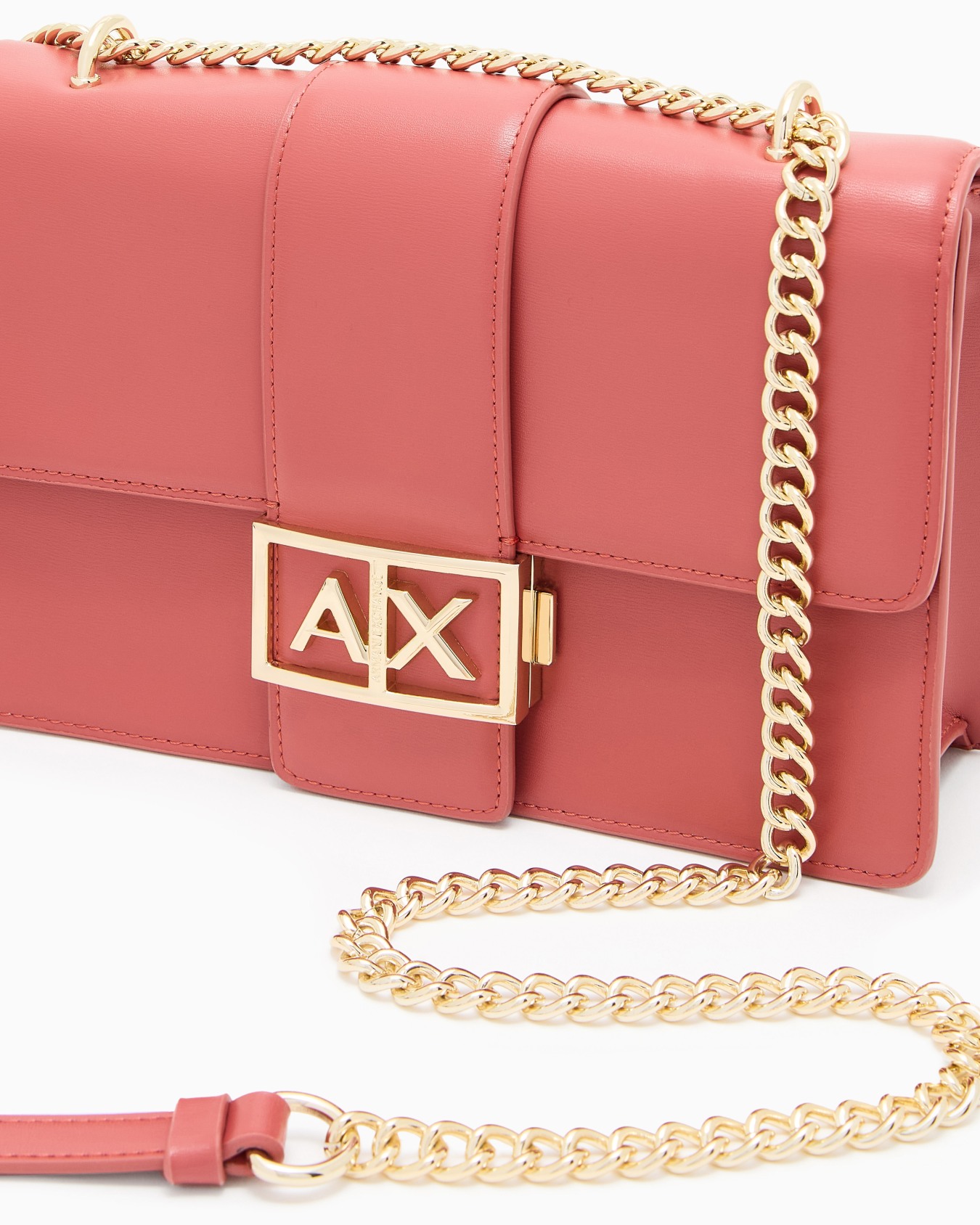 Shoulder bag with metal logo Slide 4