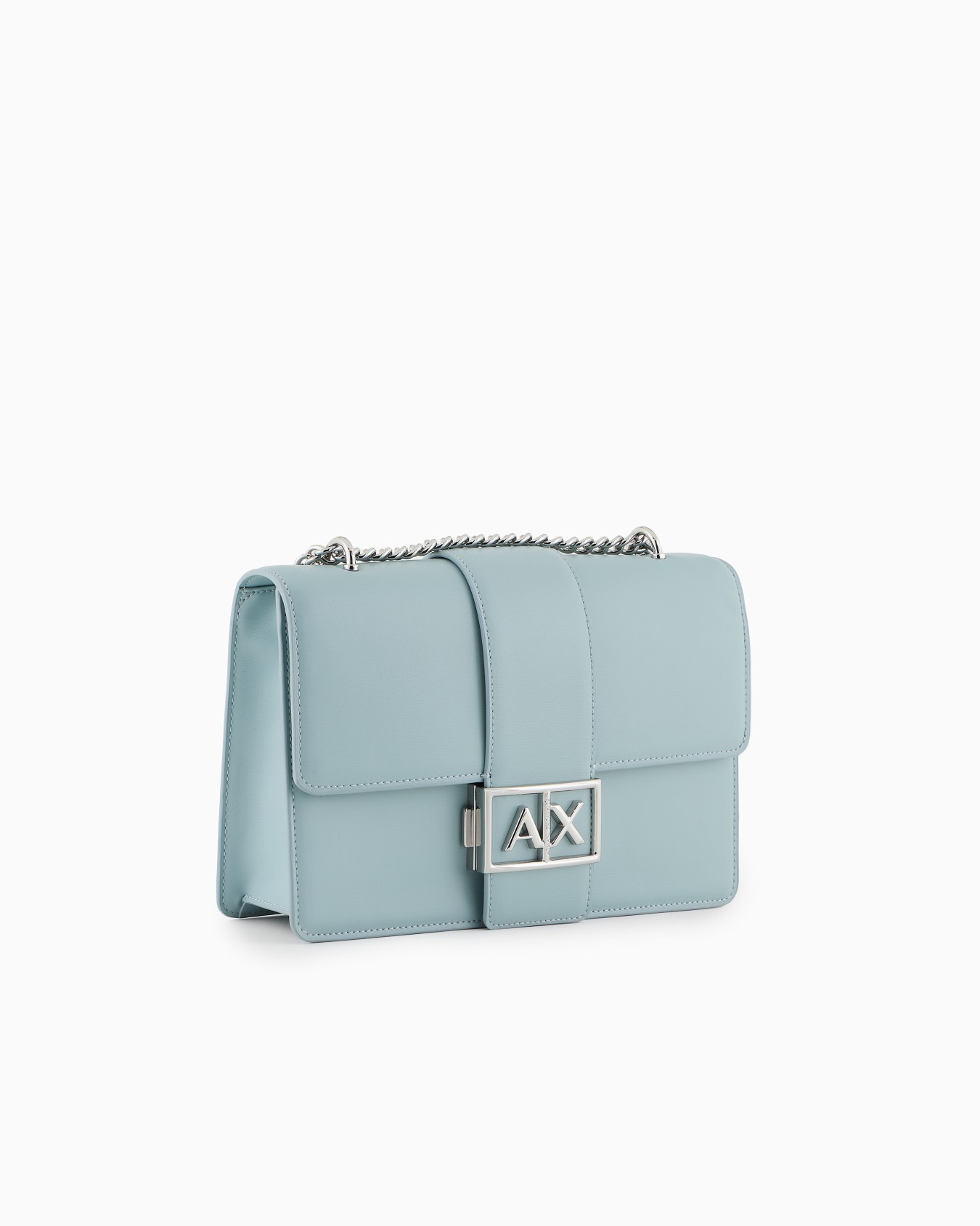 Shoulder bag with metal logo Slide 1