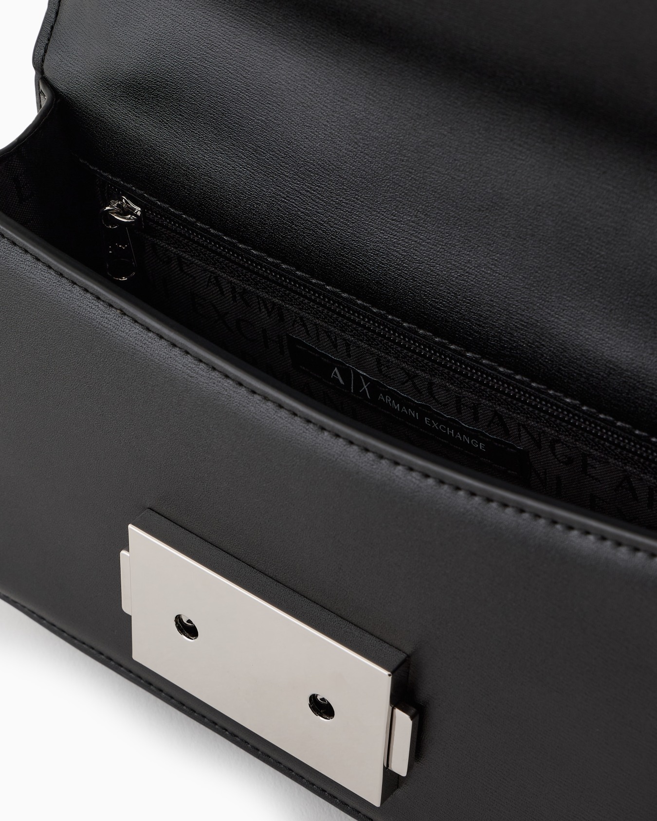 Shoulder bag with metal logo Slide 3