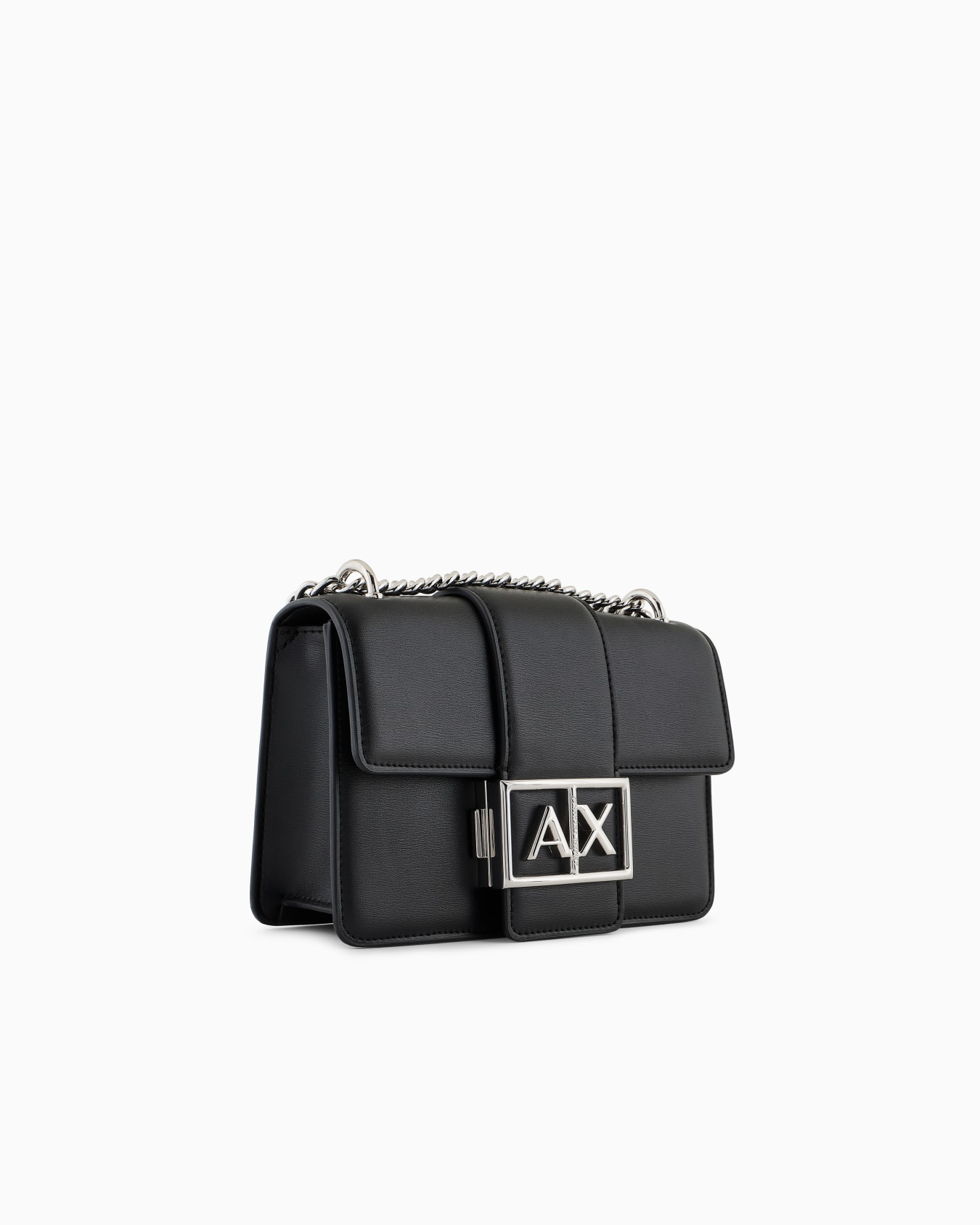 Shoulder bag with metal logo Slide 1