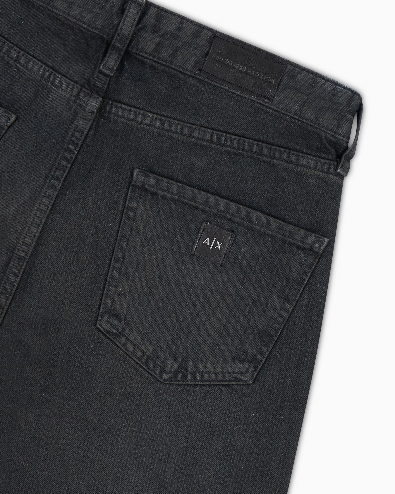 Low rise boyfriend jeans in denim with tears Slide 3