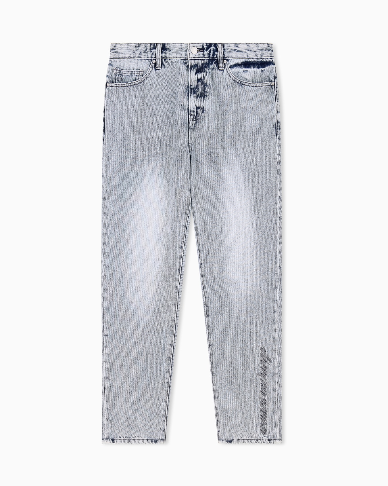 boyfriend fit 5-pocket pants rigid cotton denim Slide 0