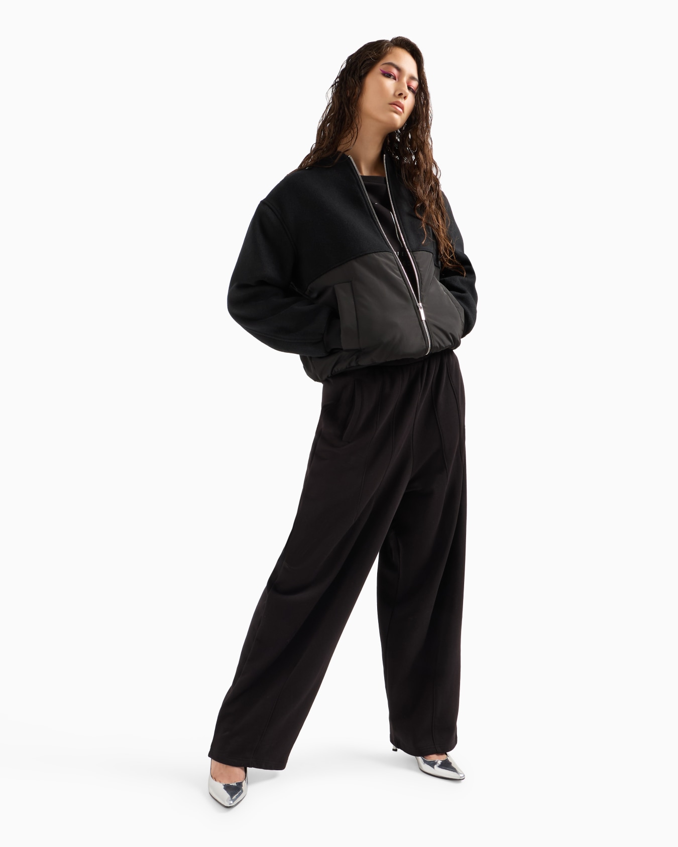 ASV fabric wide trousers Slide 3