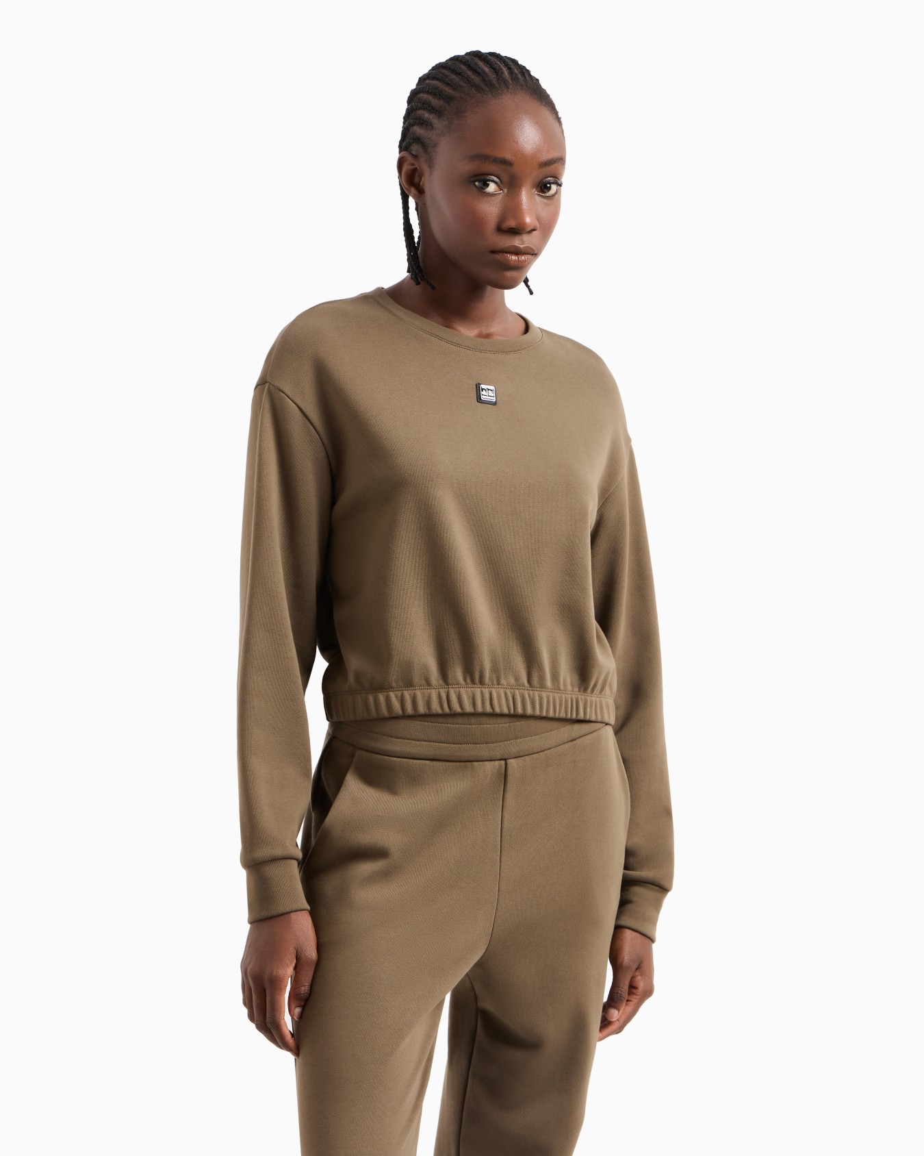 ASV Organic Cotton Blend Cropped Sweatshirt Slide 3