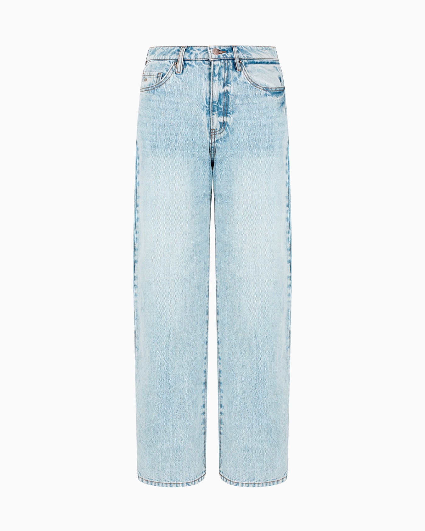 Relaxed fit jeans in ASV rigid denim Slide 0