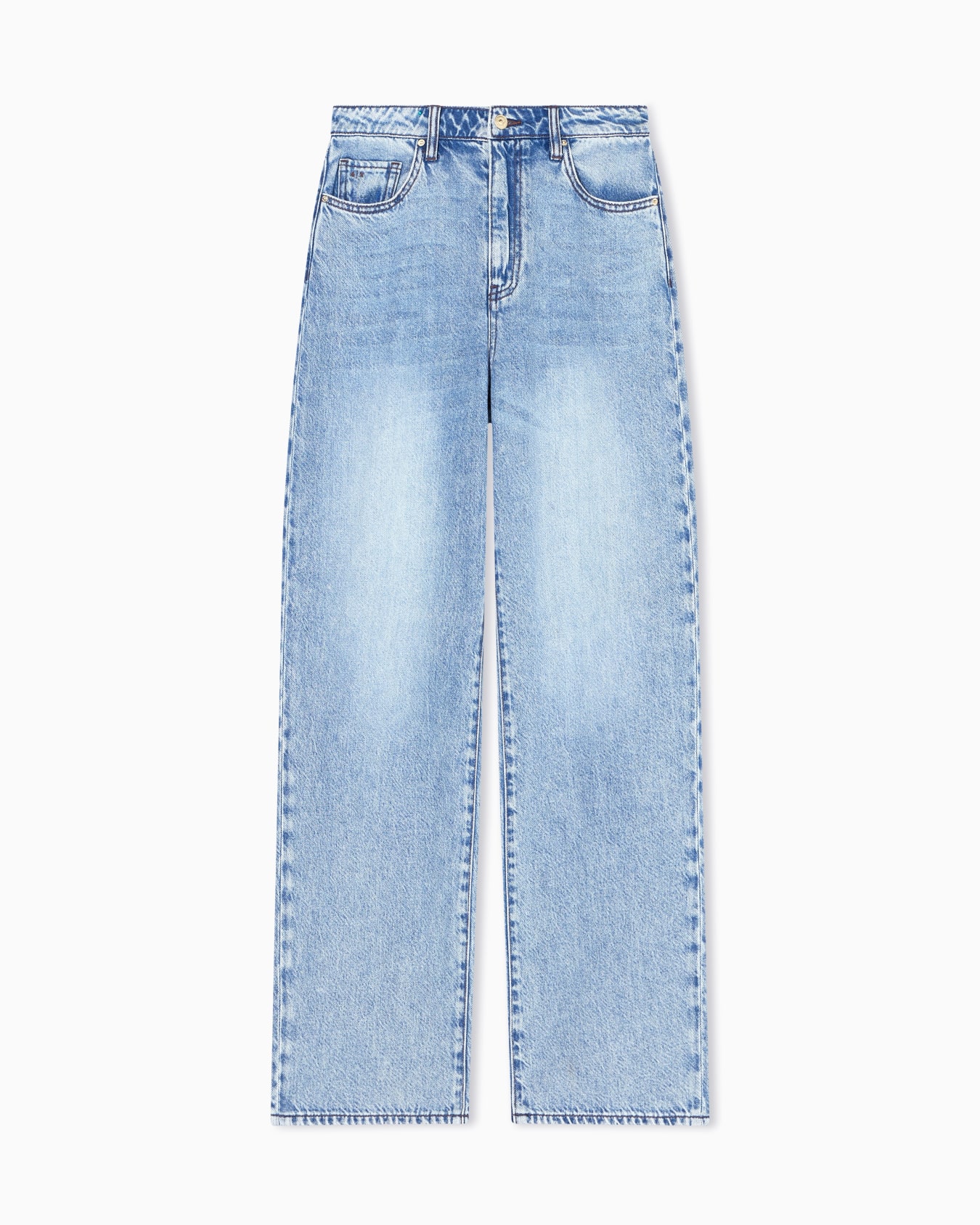 Relaxed cotton jeans Diapositiva 0