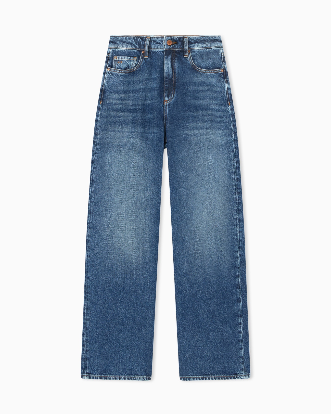Relaxed cotton jeans Slide 0