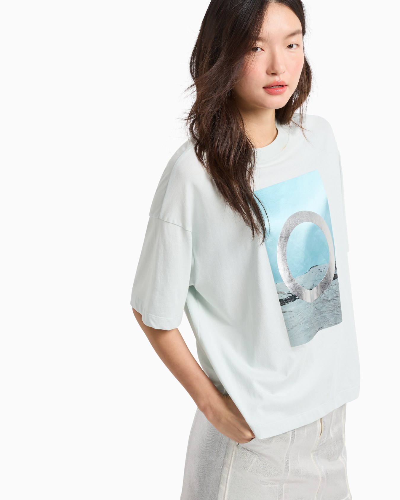 Relaxed fit T-shirt with ASV print Slide 4