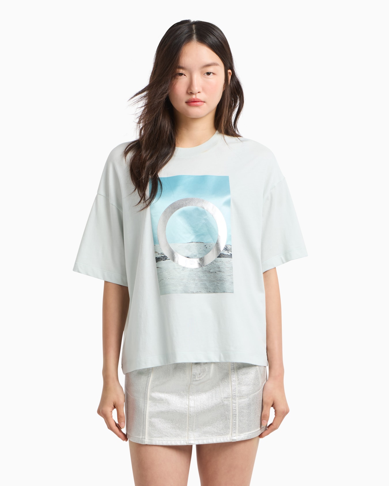 Relaxed fit T-shirt with ASV print Slide 3