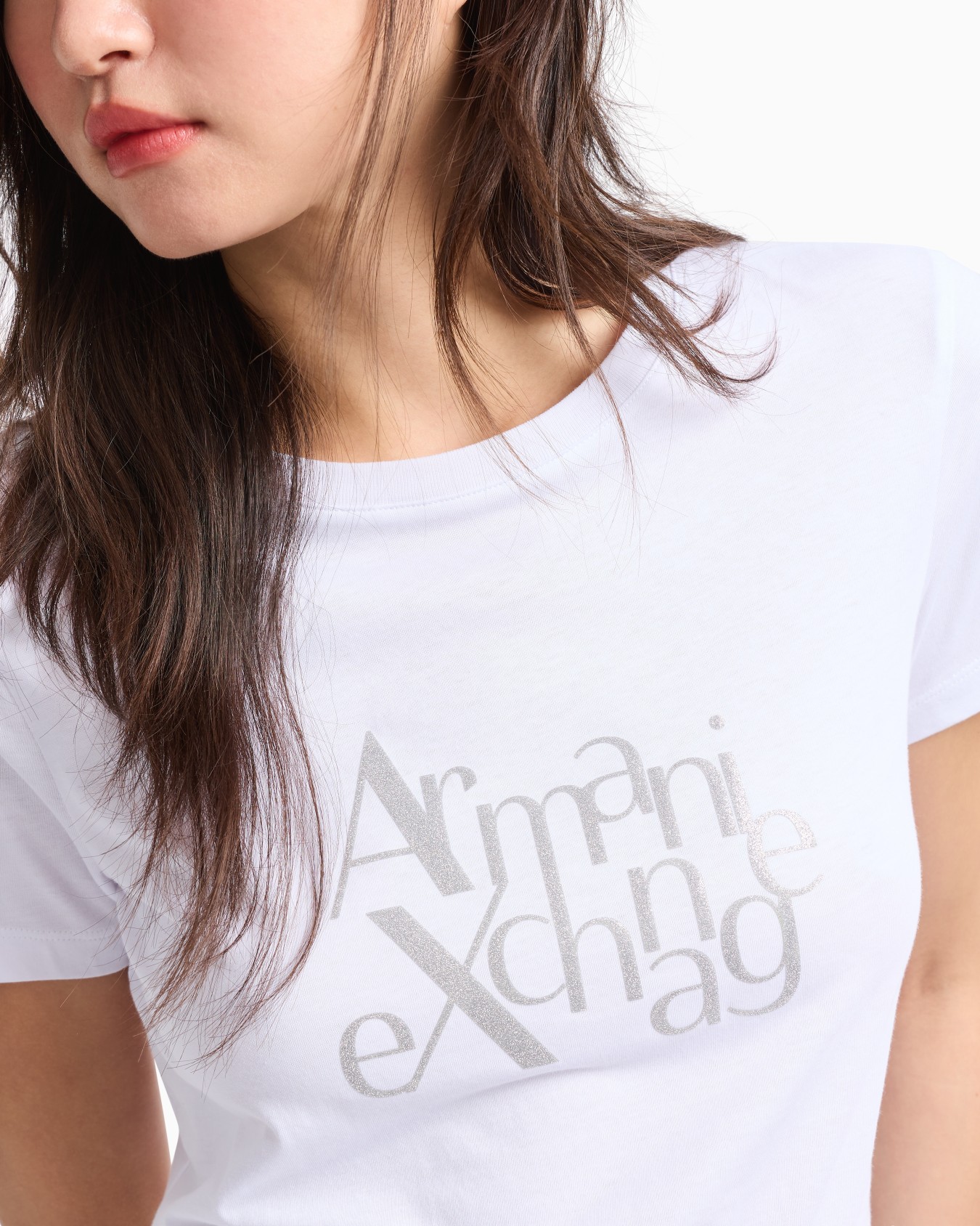 Regular fit T-shirt with ASV glitter logo Slide 4