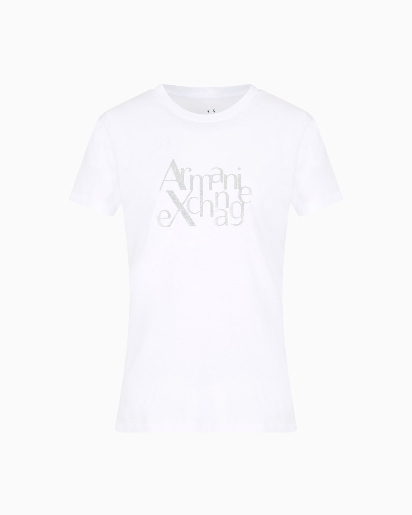 Regular fit T-shirt with ASV glitter logo Slide 0