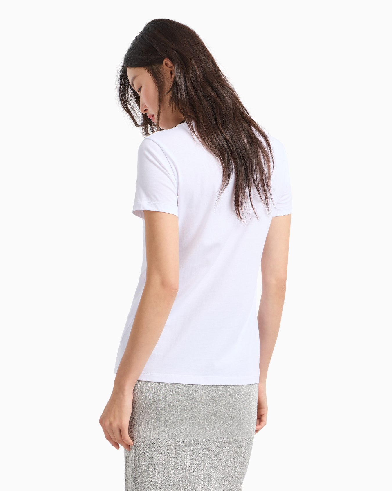 Regular fit T-shirt with ASV glitter logo Slide 2