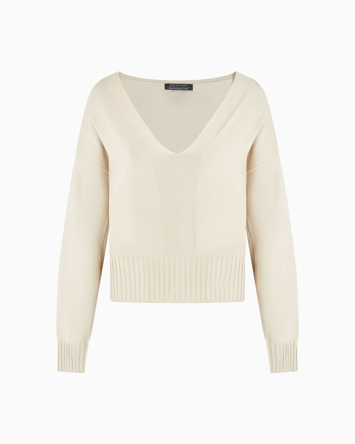 ASV Contrast Detail Sweater Slide 0