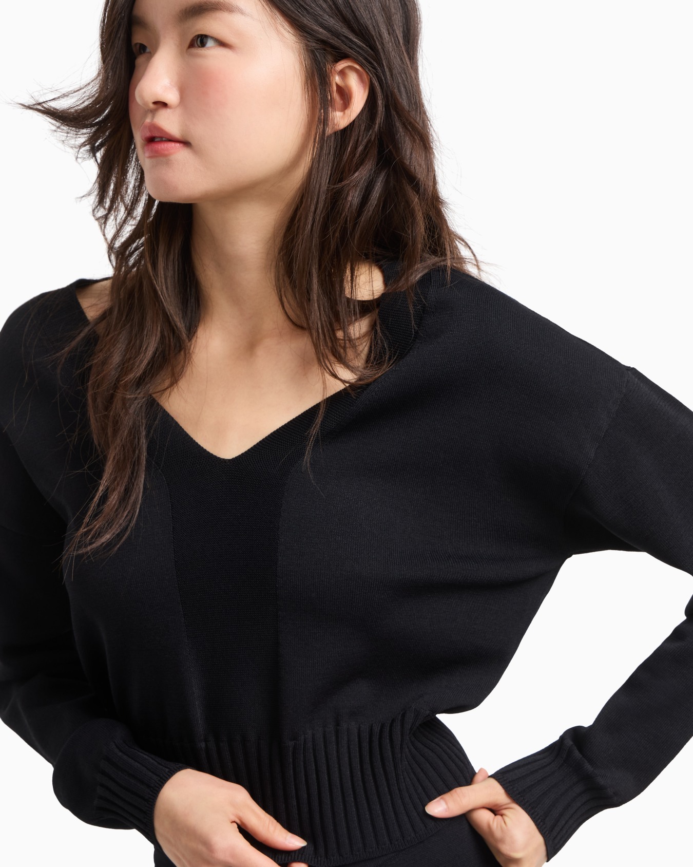 ASV Contrast Detail Sweater Slide 4
