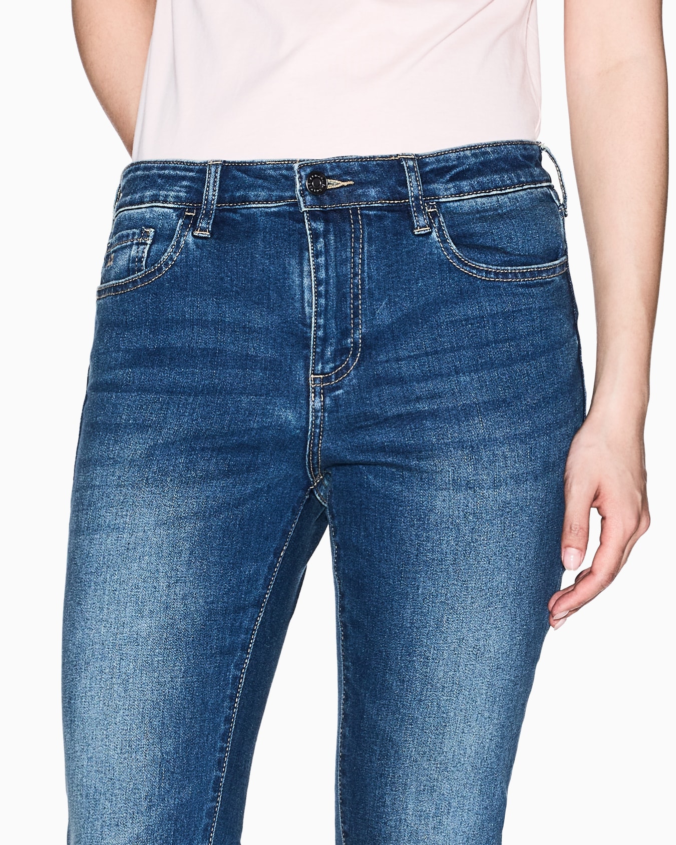 Jeans Super Skinny Denim Stretch Blu Indigo Slide 6