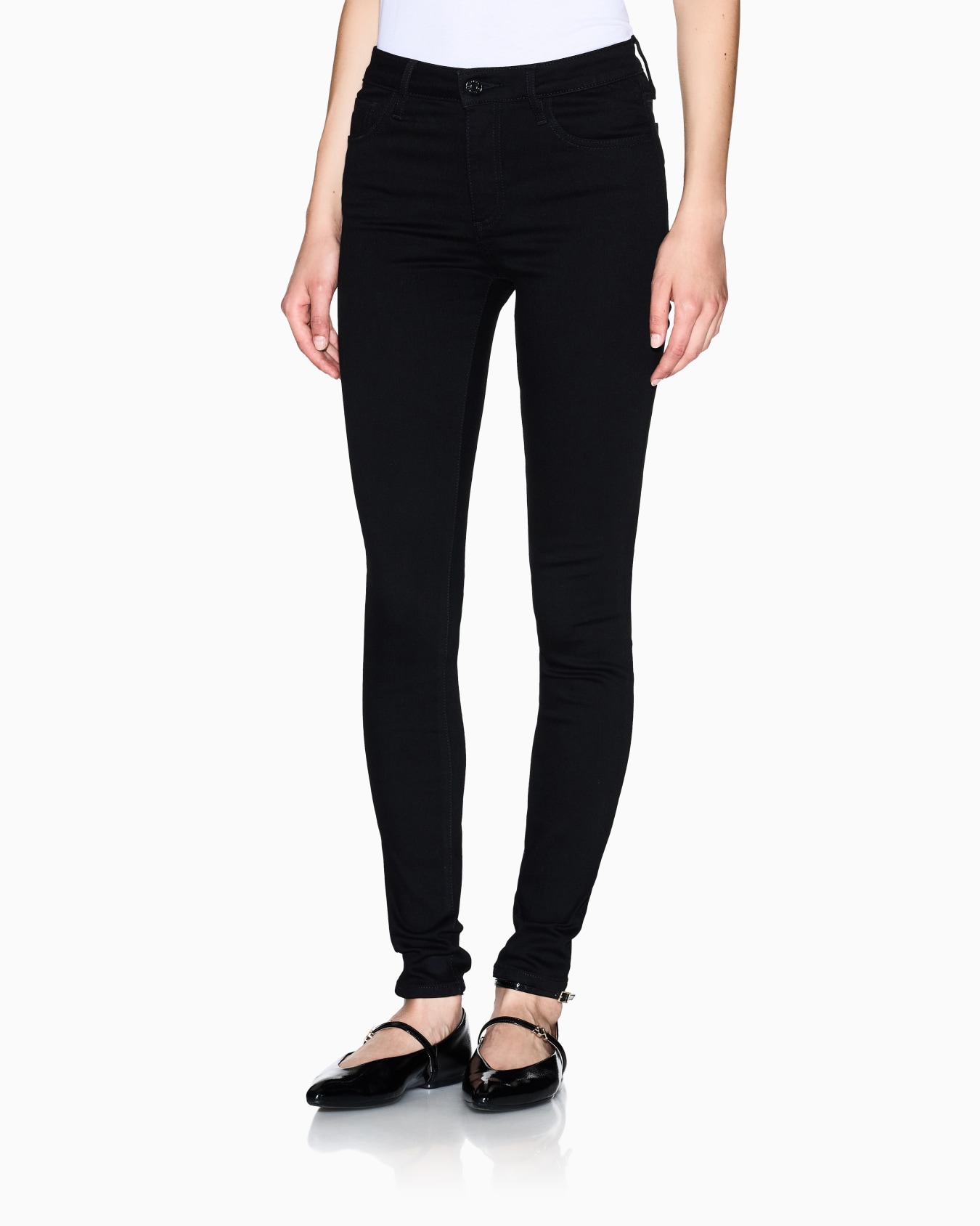 Super Skinny Jeans in Denim Nero Ultra-Stretch Slide 3