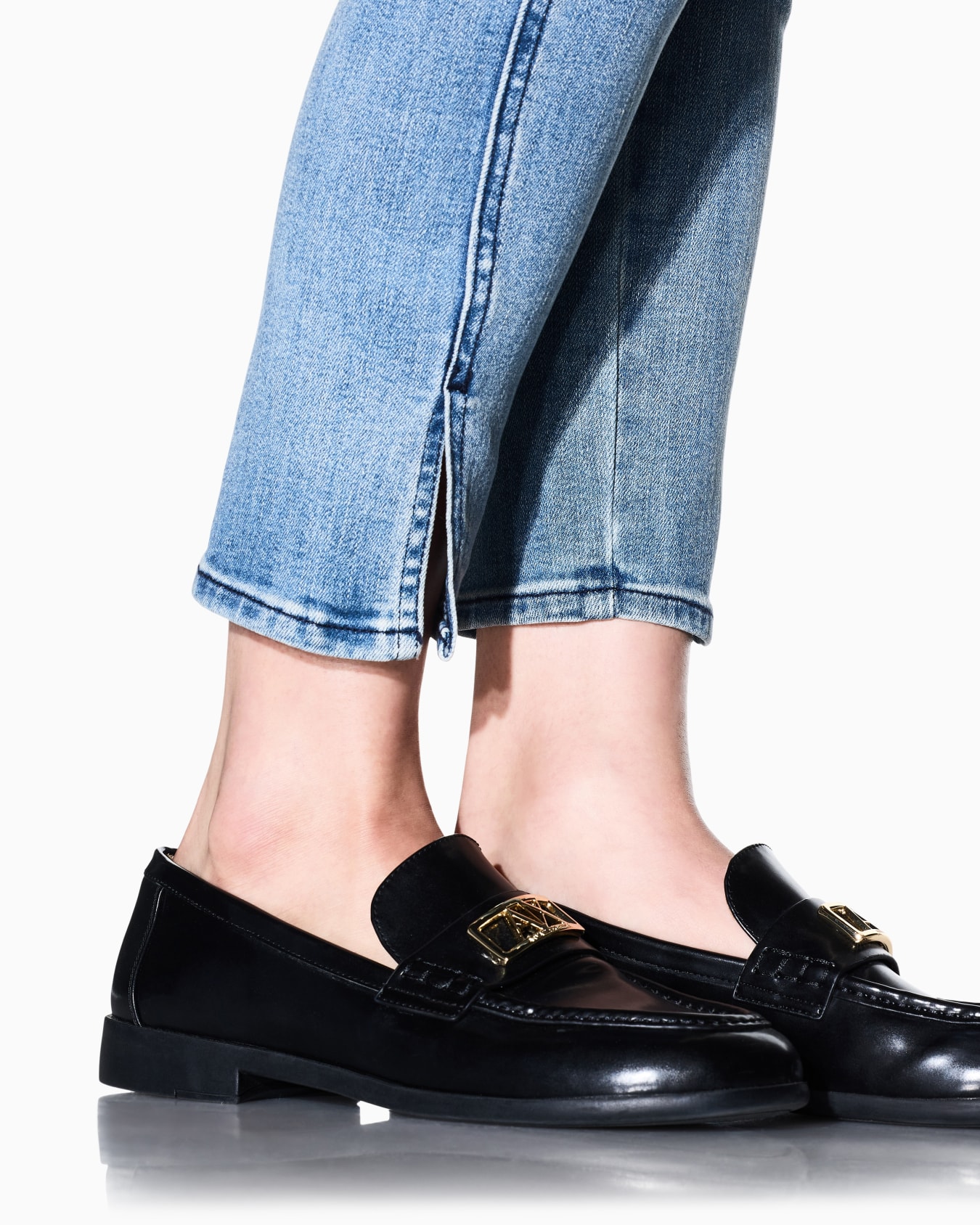 Super Skinny Jeans in Indigo Blue Stretch Denim Slide 4