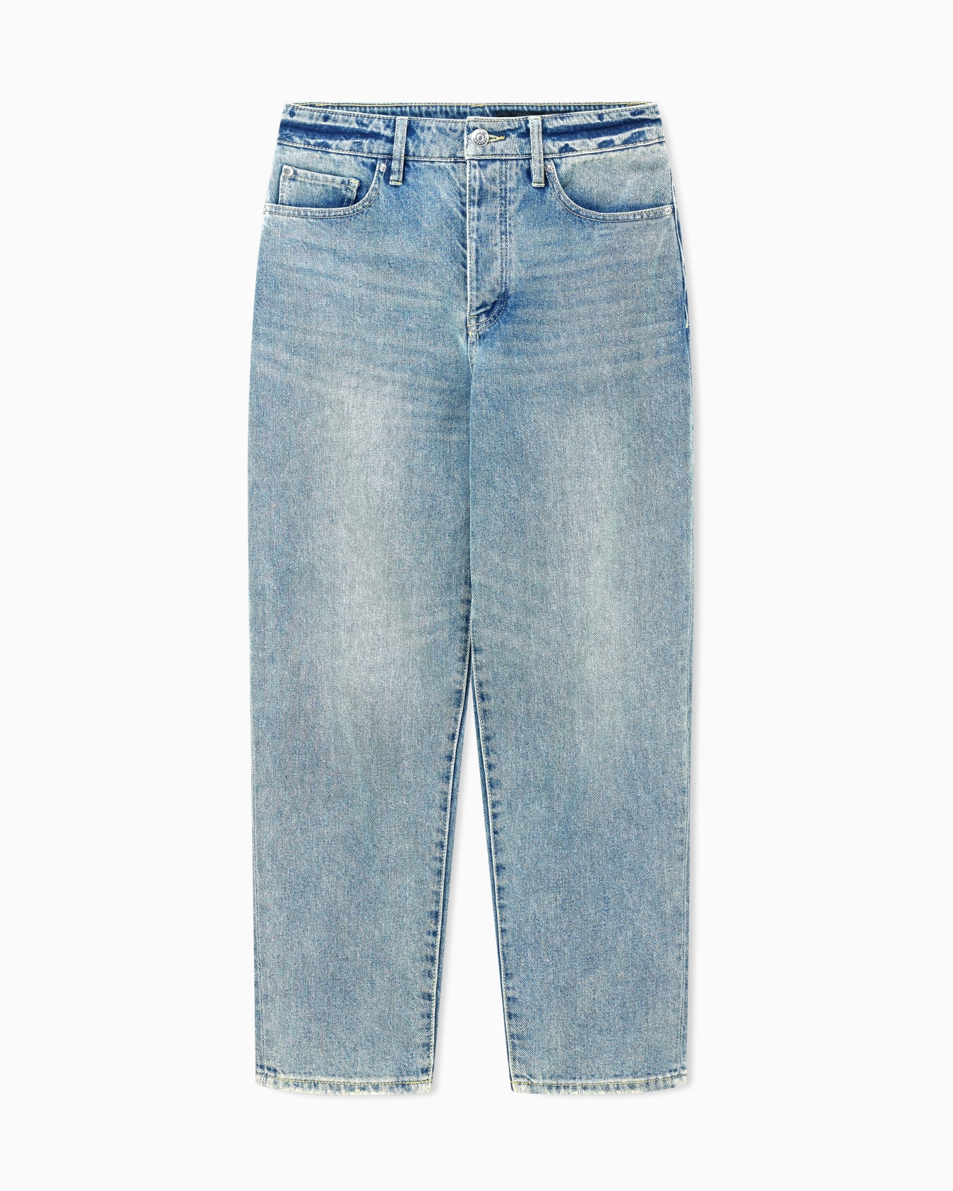 Tapered Jeans in Rigid Indigo Denim 11.5oz Slide 0