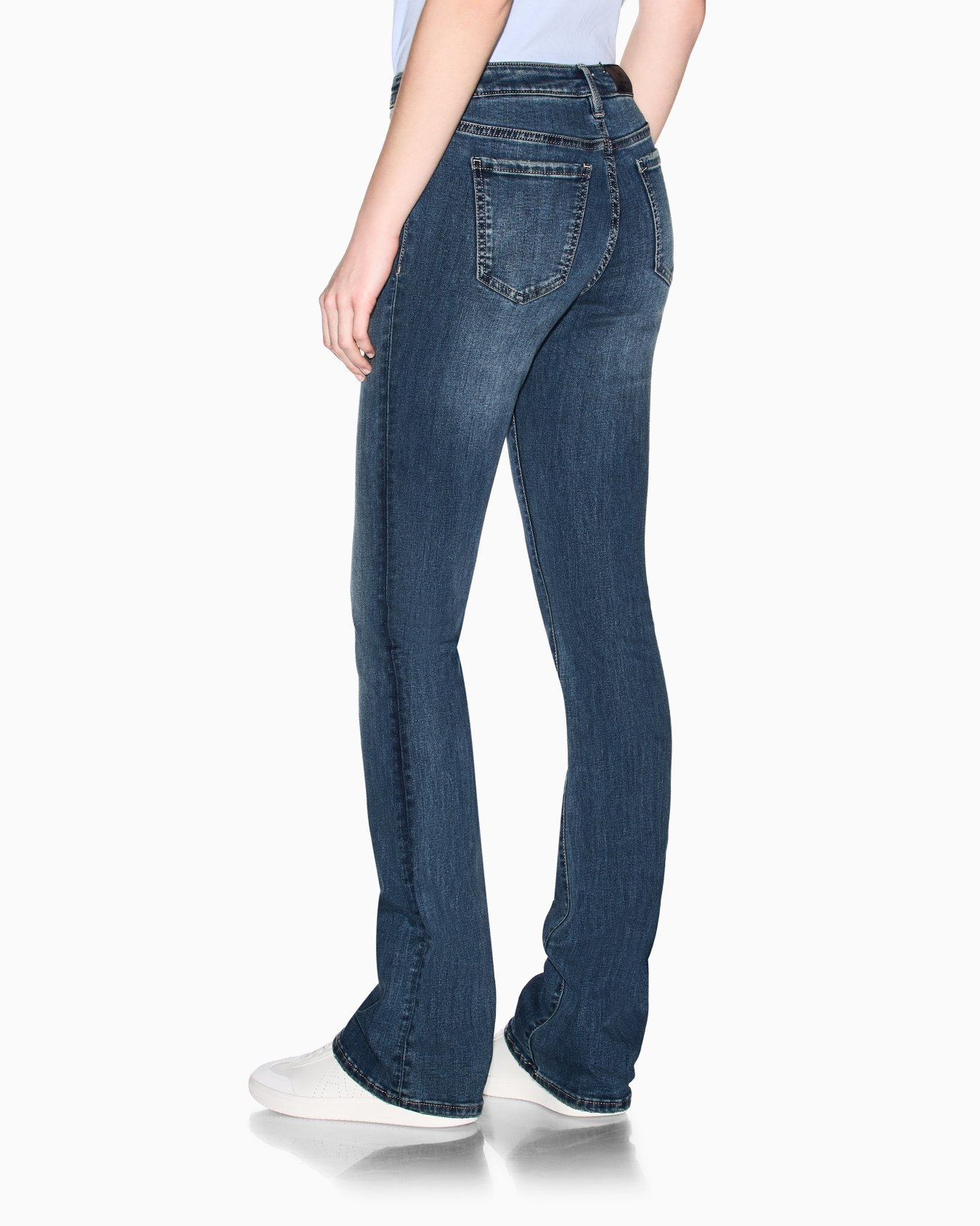 Flared cotton jeans Diapositiva 2