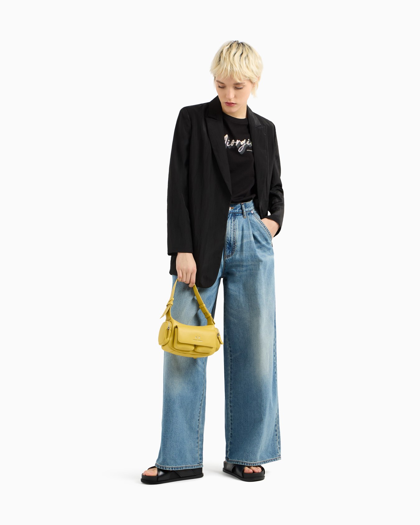 Super wide leg jeans with ASV pleats Slide 1