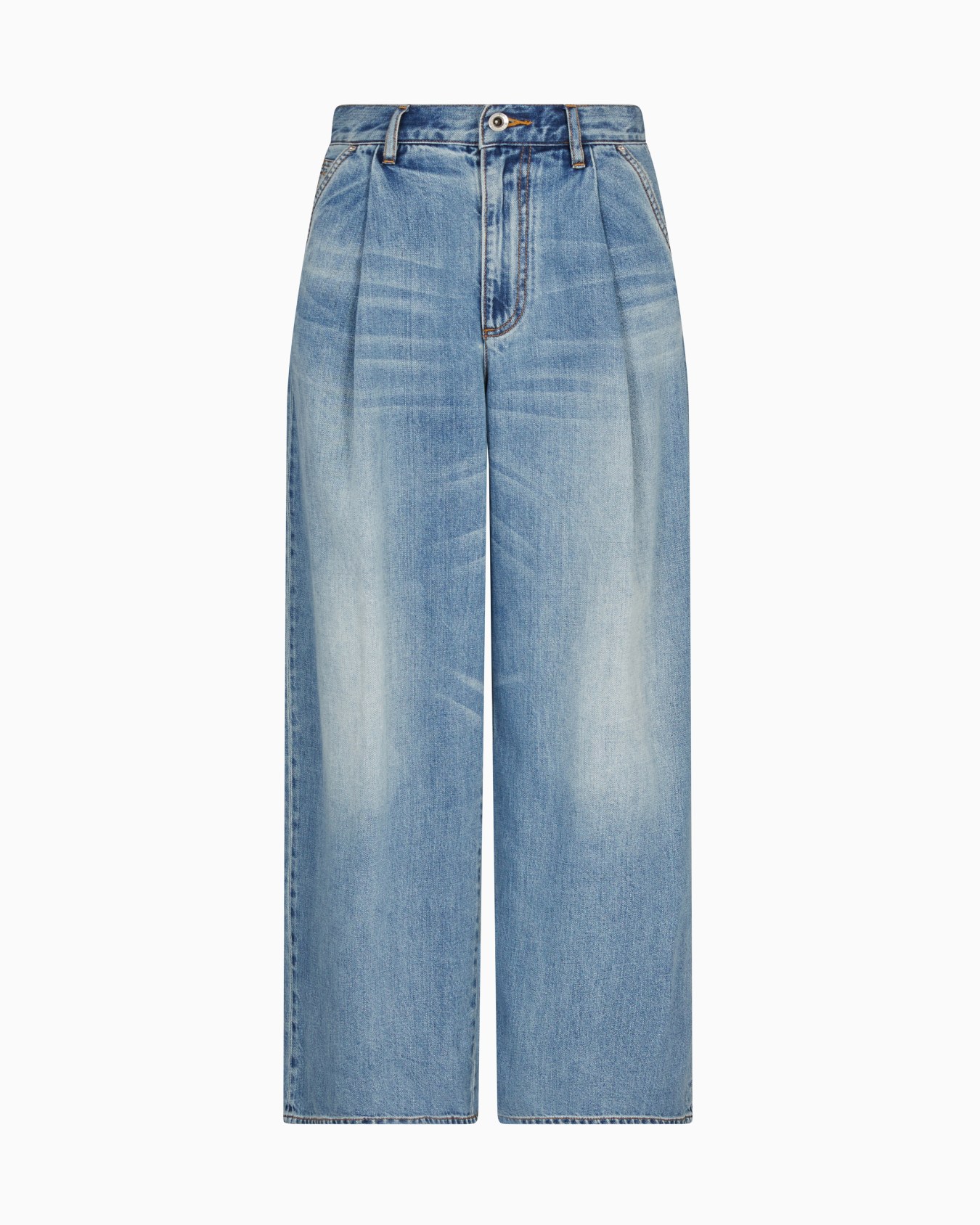 Super wide leg jeans with ASV pleats Slide 0