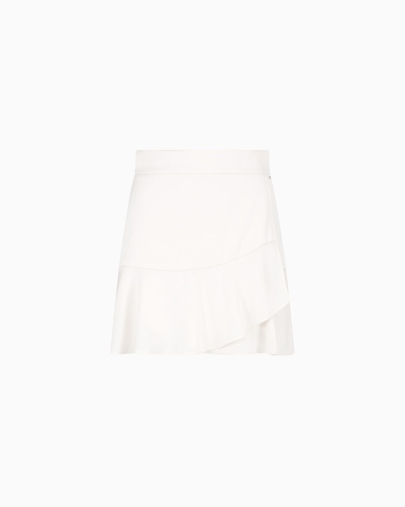 Mini jupe en tissu satiné mat Diapositive 0
