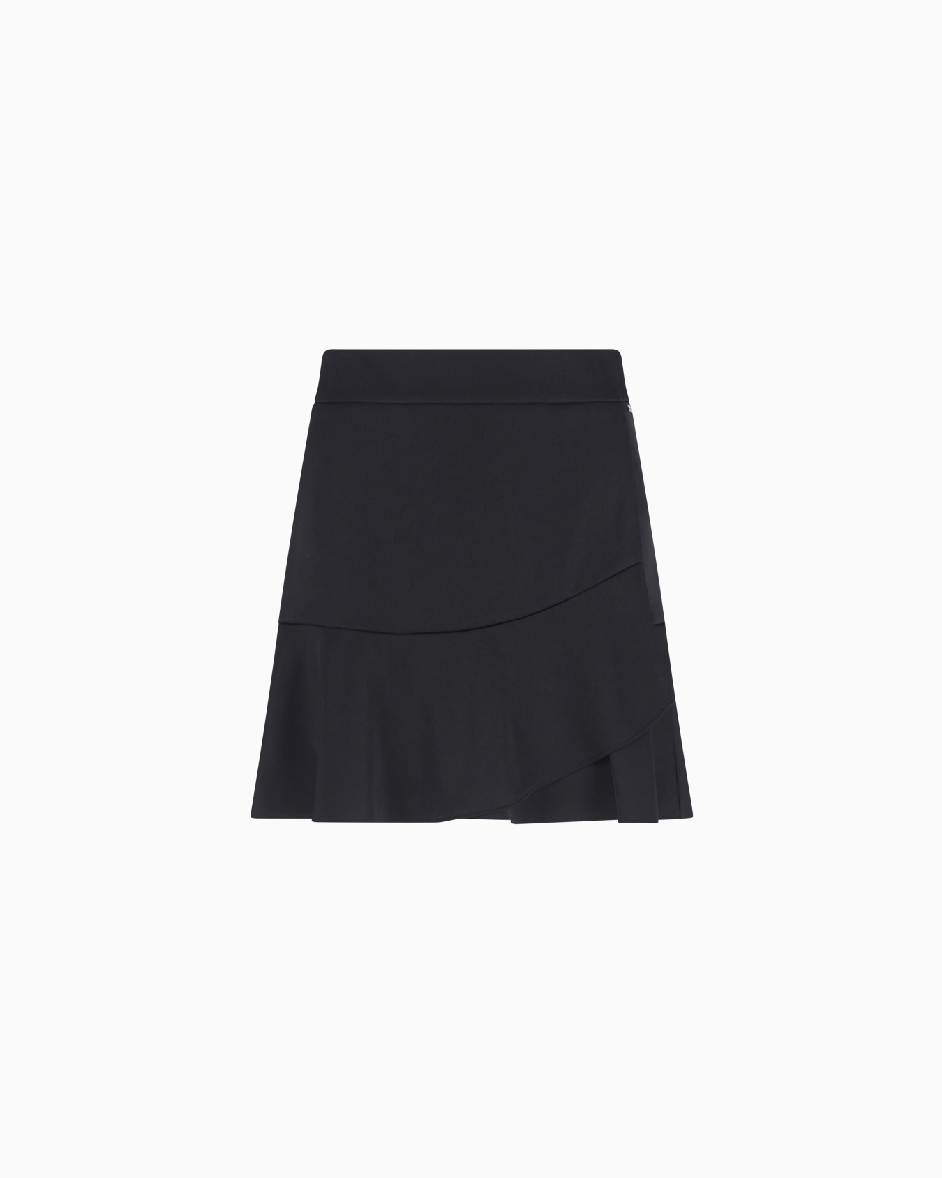 Mini skirt in matte satin fabric Slide 0