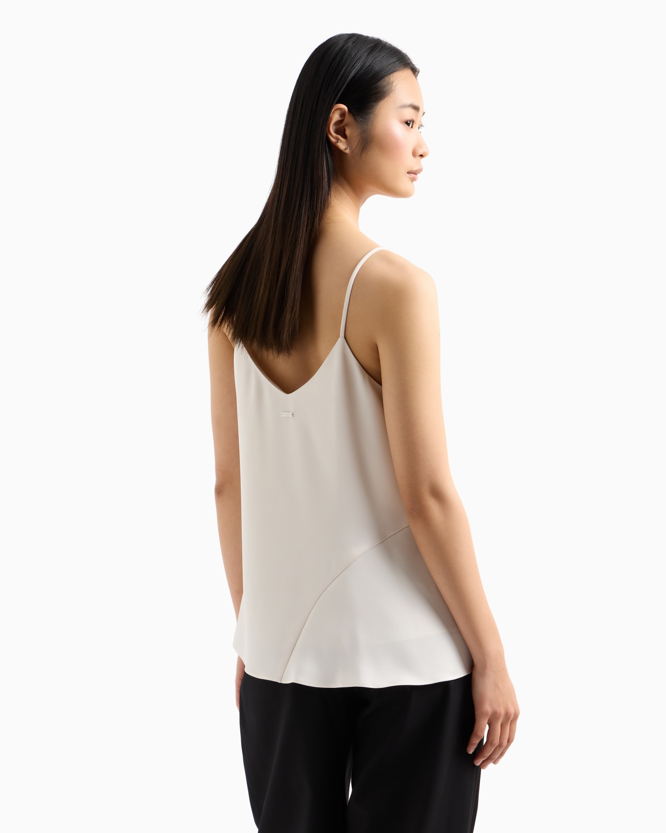 Matte satin fabric top Slide 2