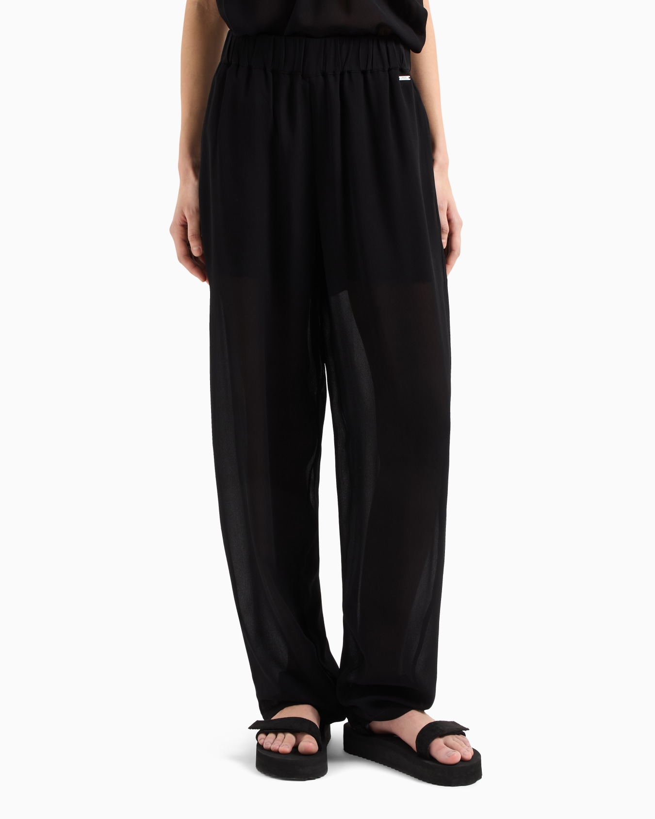 Wide viscose trousers Slide 3