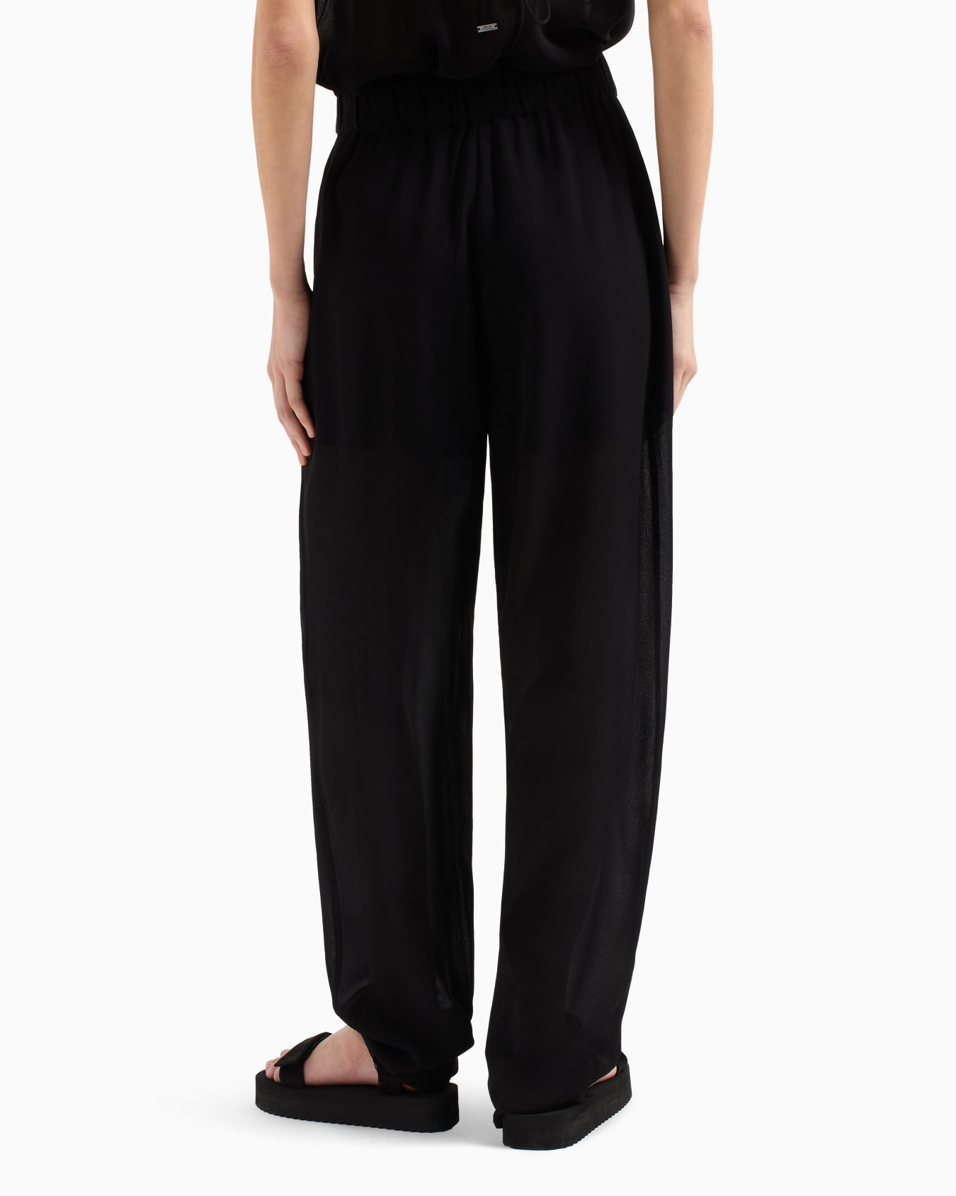 Wide viscose trousers Slide 2