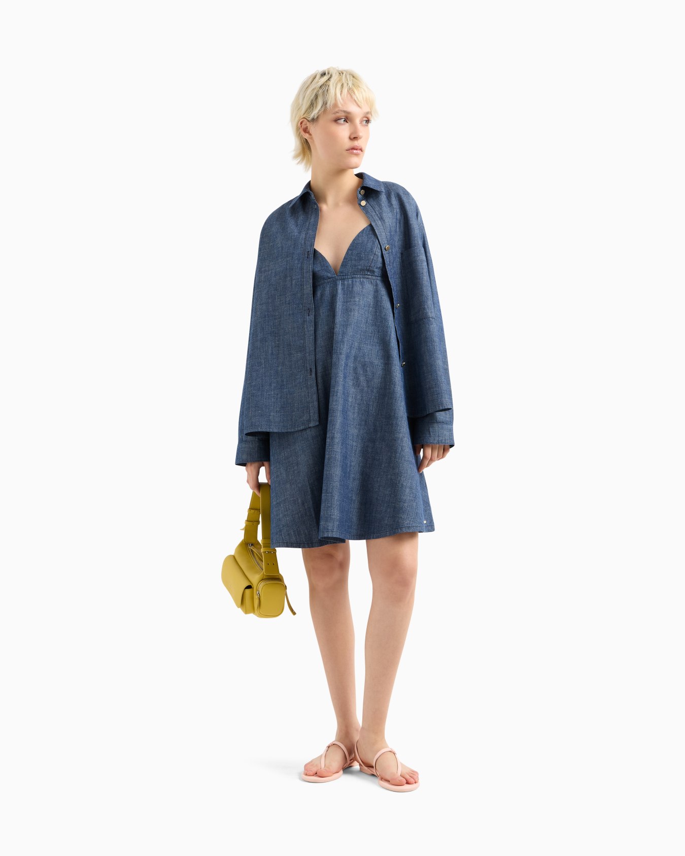 Cotton chambray shirt Slide 1