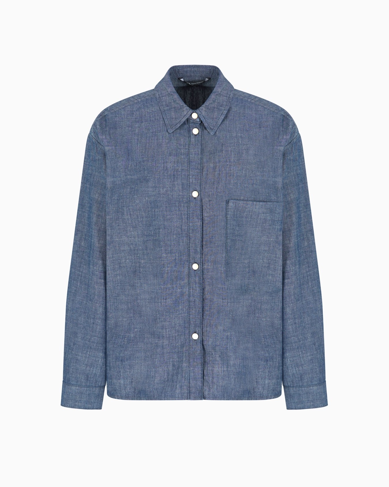 Cotton chambray shirt Slide 0