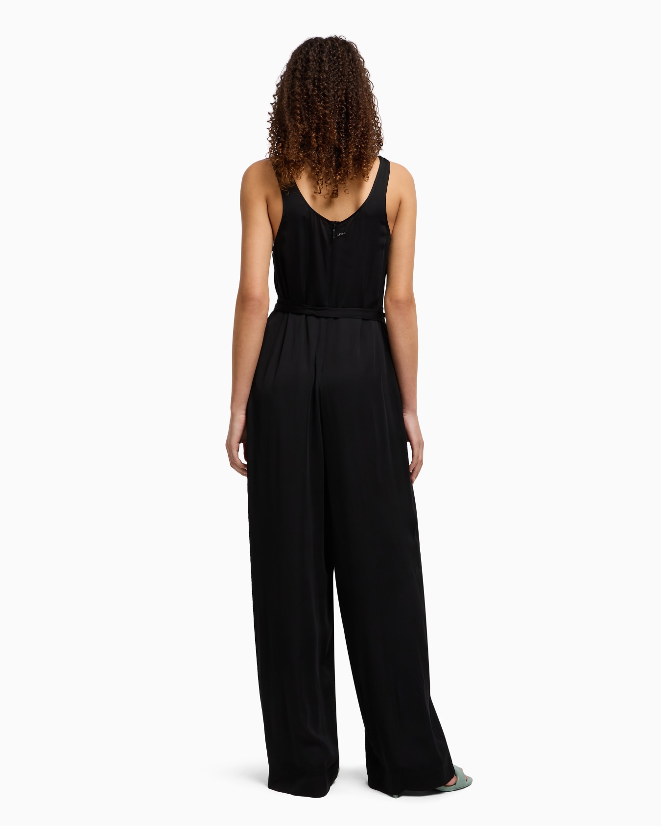 Fluid viscose jumpsuit Slide 2