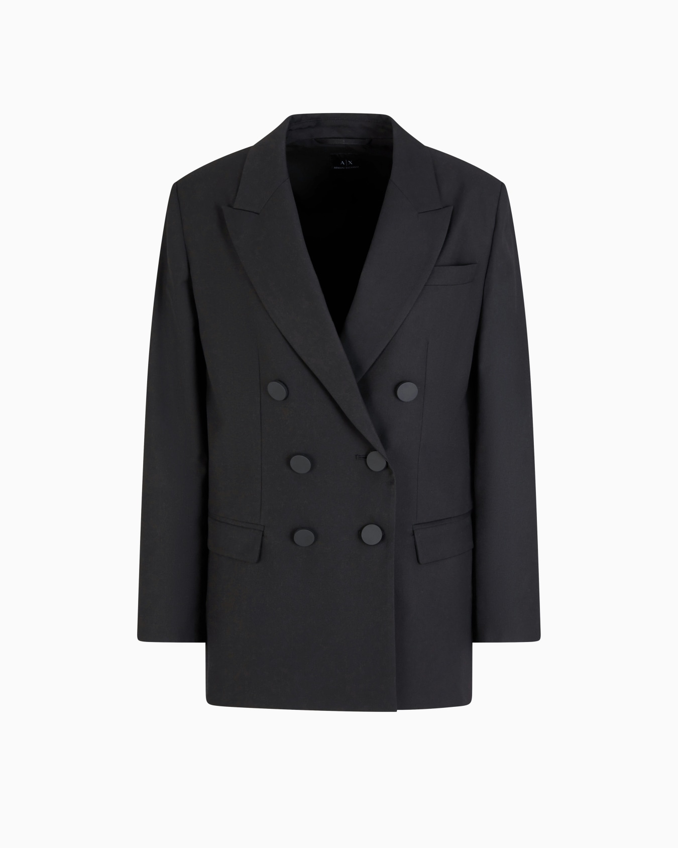 Double-breasted twill jacket Slide 0