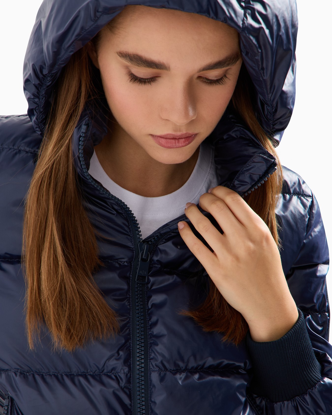 Wattierte Jacke von Icon Project mit Kapuze Folie 4