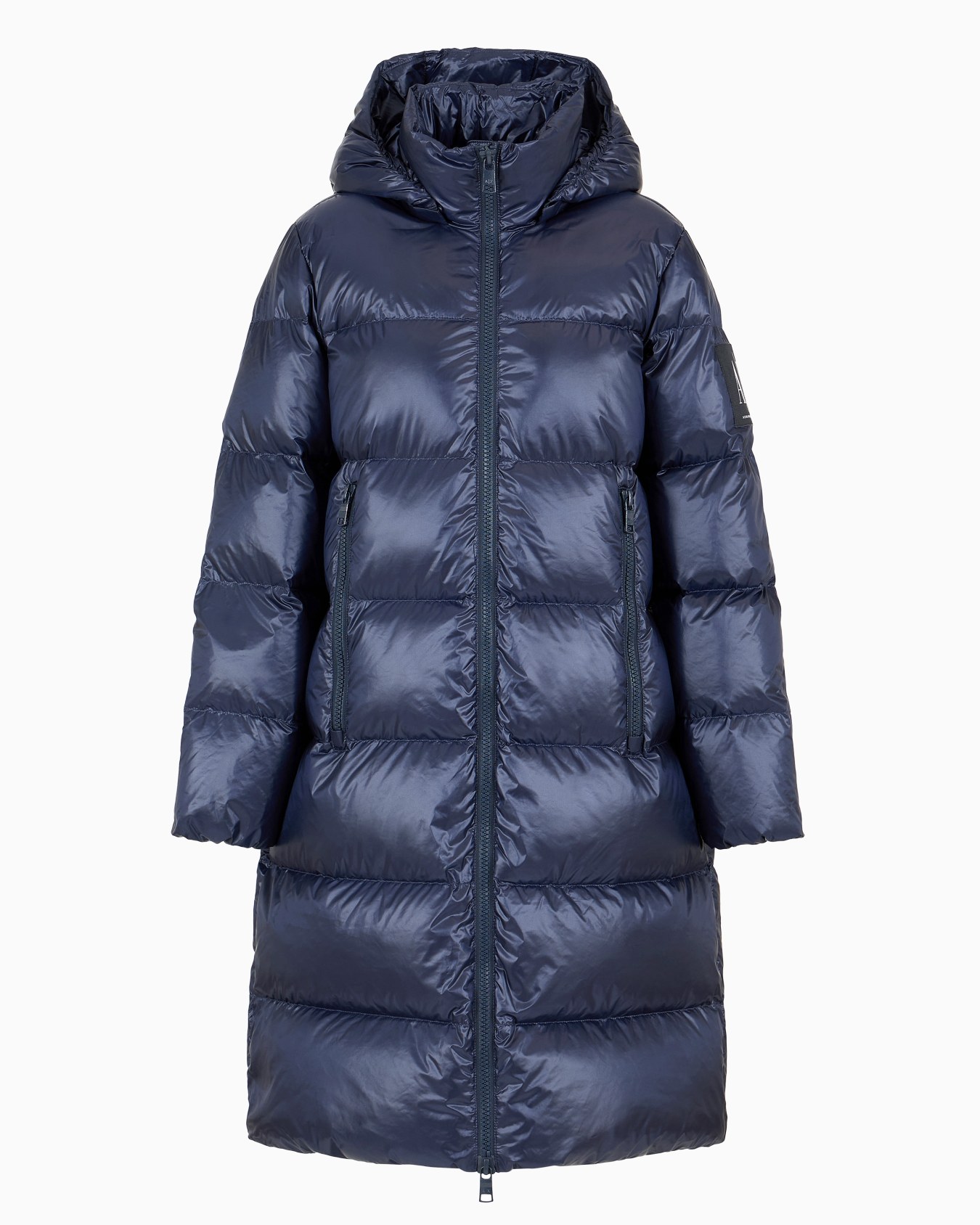 Icon Project Long Padded Jacket with Hood Slide 0