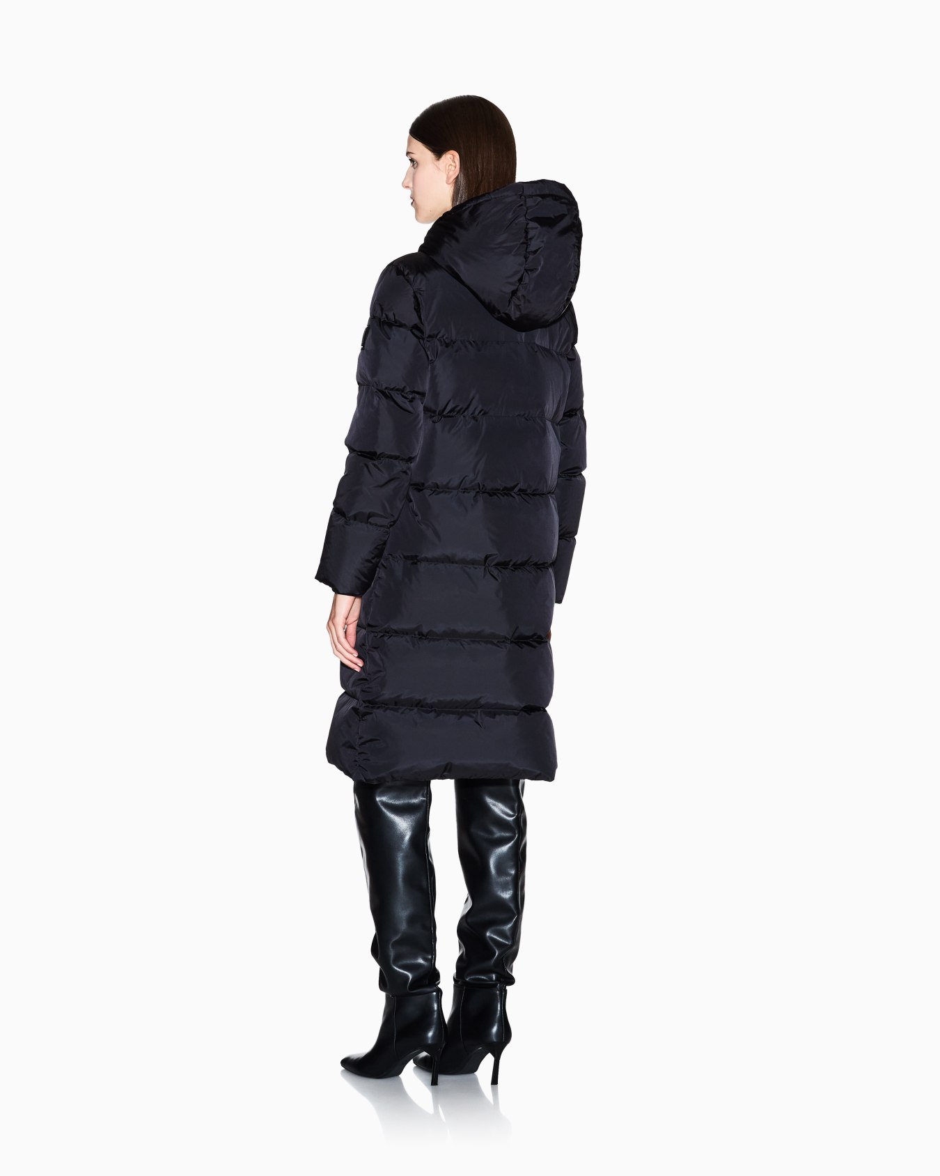  Long padded down jacket Slide 5