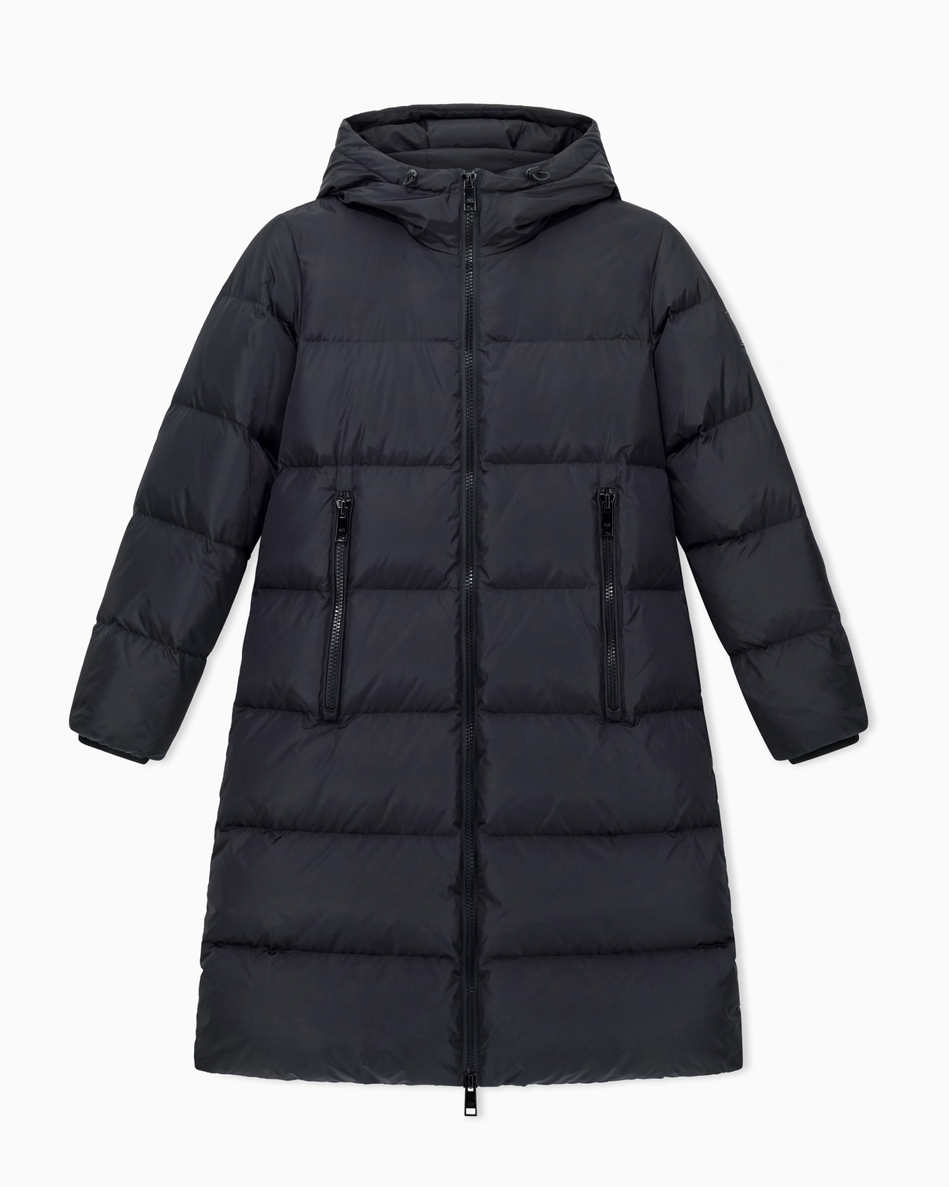  Long padded down jacket Slide 0