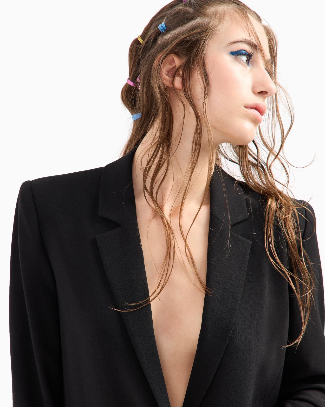  Veste oversize à simple boutonnage et un bouton Diapositive 4
