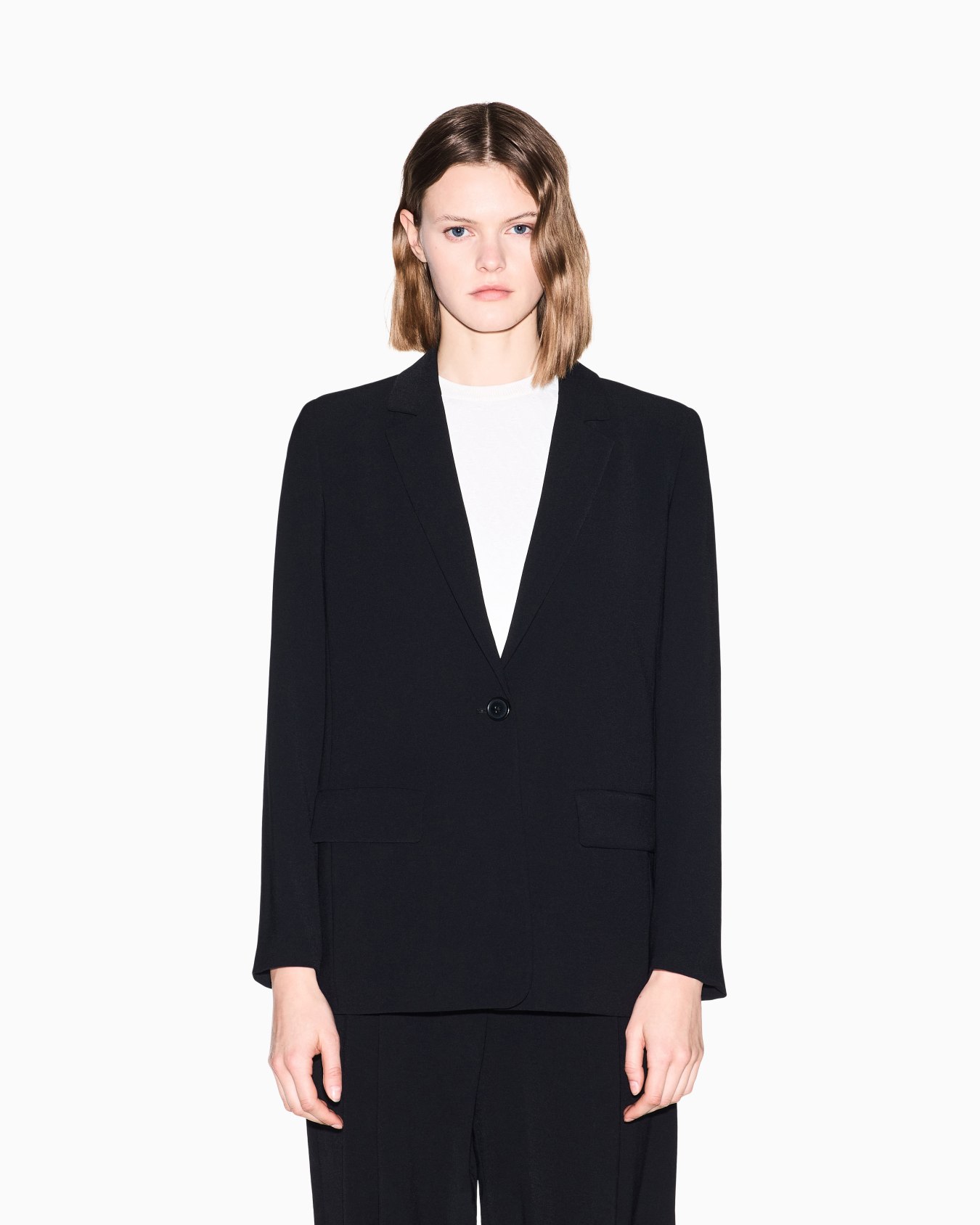  Single-breasted oversized jacket with one button Slide 3