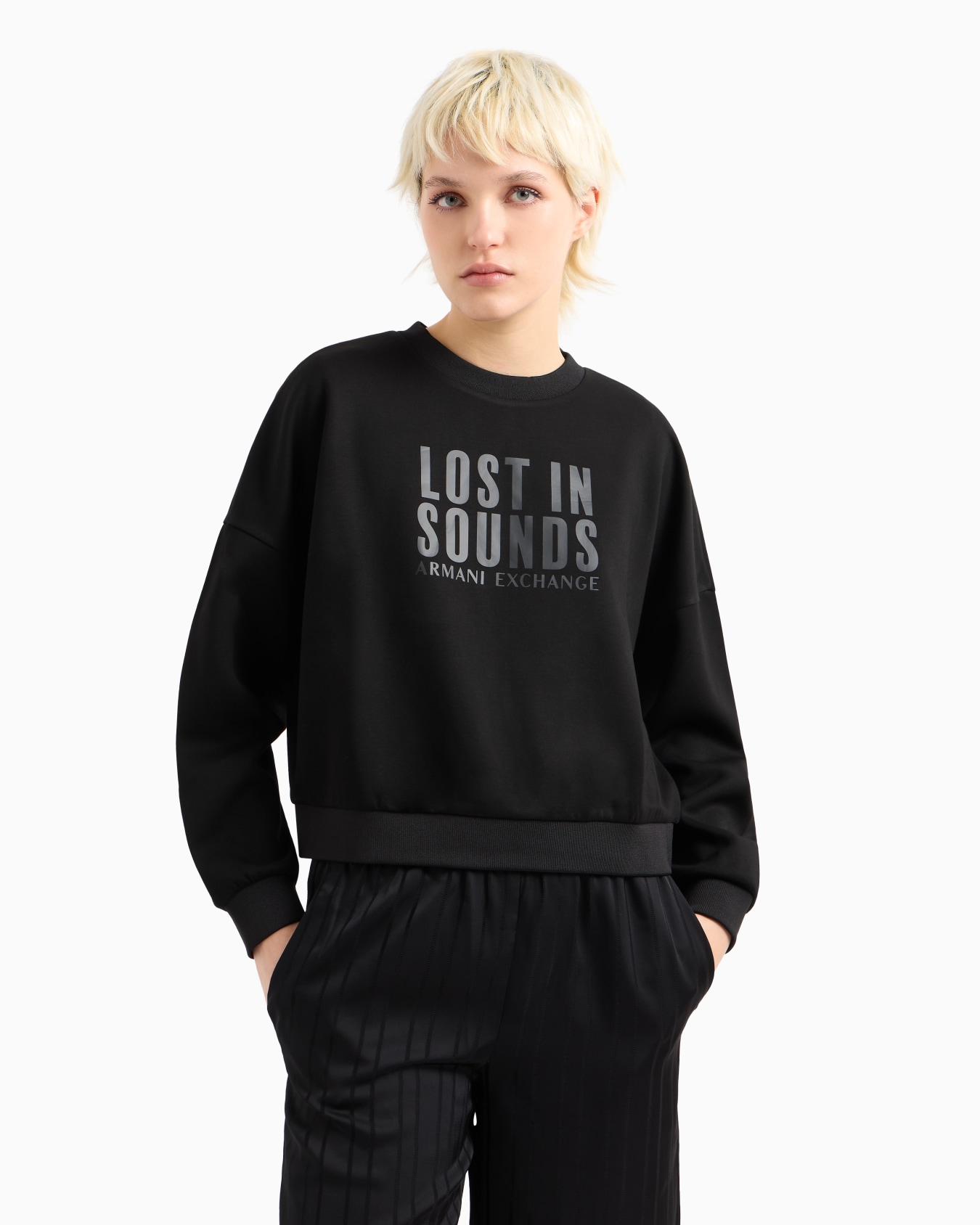 Lost in Sound ASV Sweatshirt mit Rundhalsausschnitt Folie 3