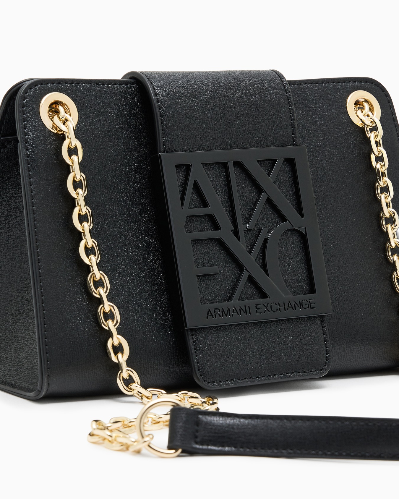 Trapeze shoulder bag with logo Slide 4