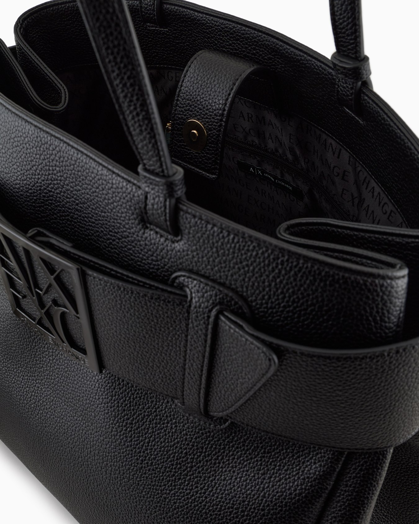 Large shoulder bag with ASV logo detail Slide 3