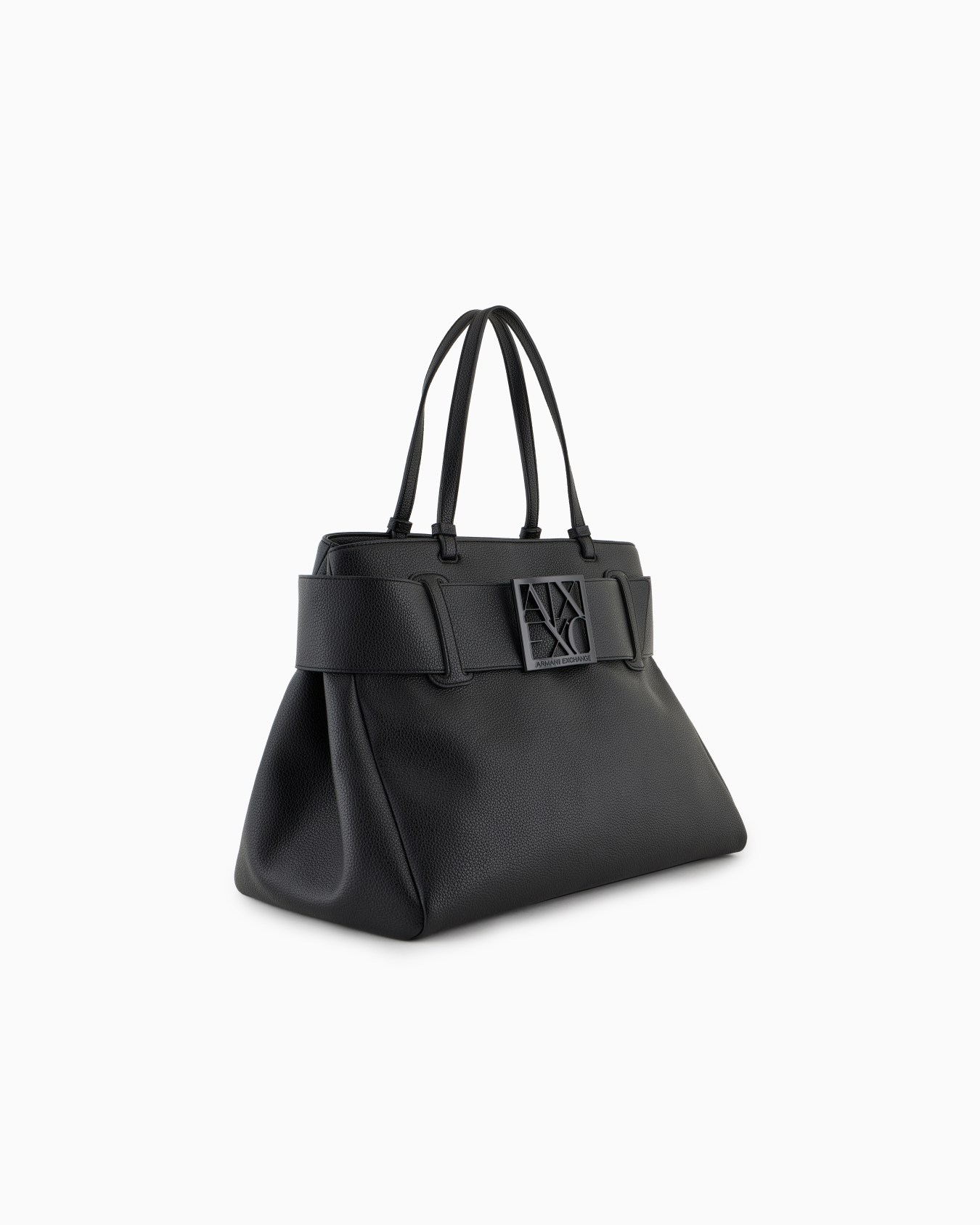 Large shoulder bag with ASV logo detail Slide 1