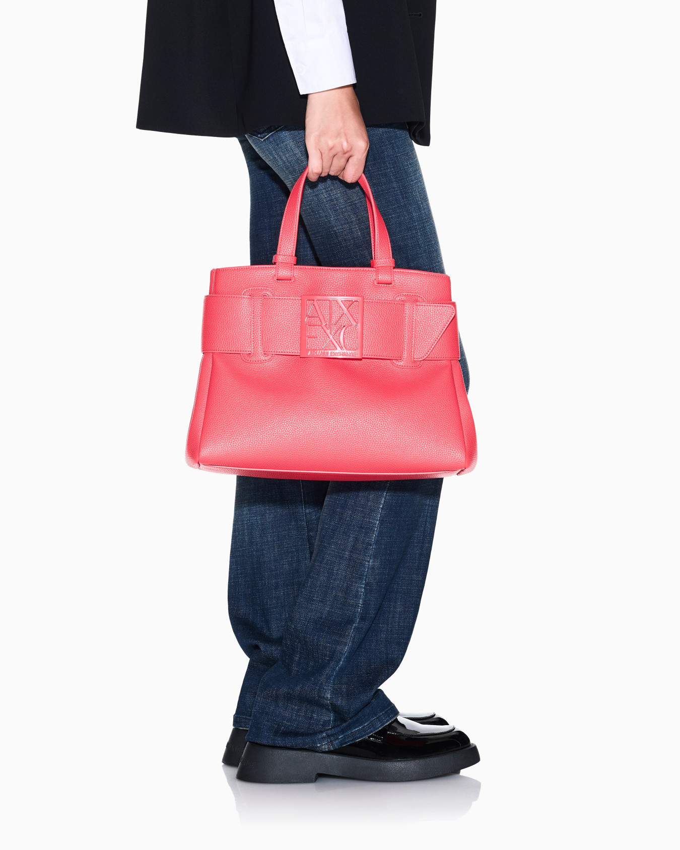 Handbag with ASV logo detail Slide 5