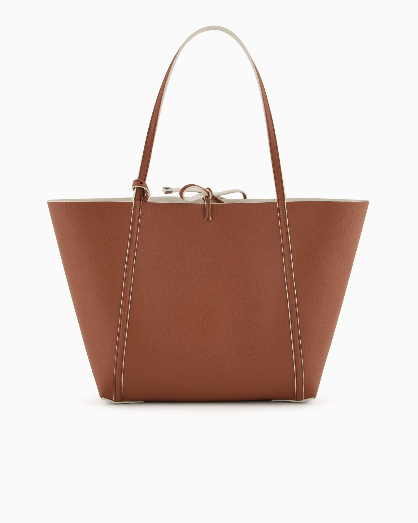 Reversible shopper with logo and clutch Slide 2