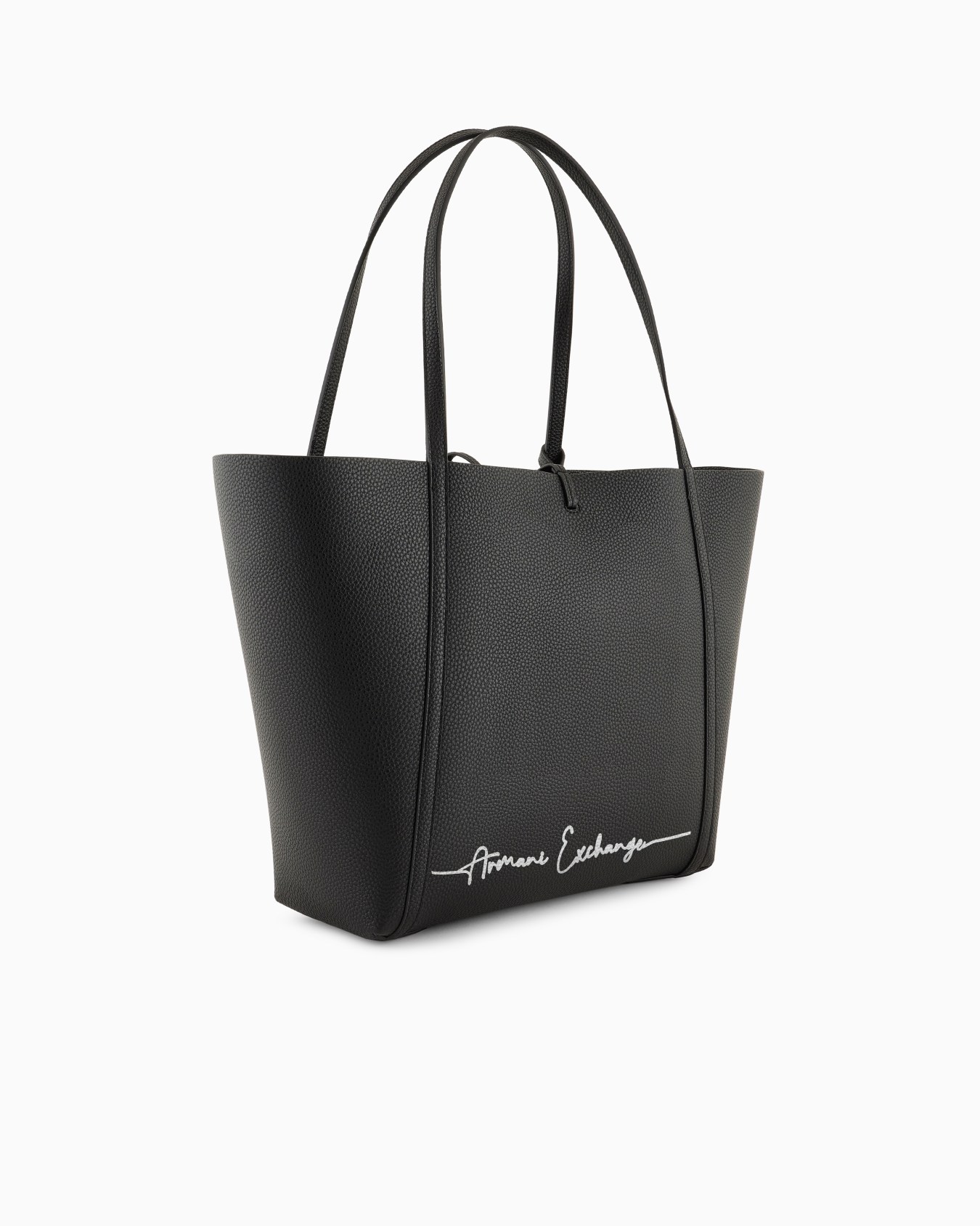 Reversible shopper with logo and clutch Slide 1
