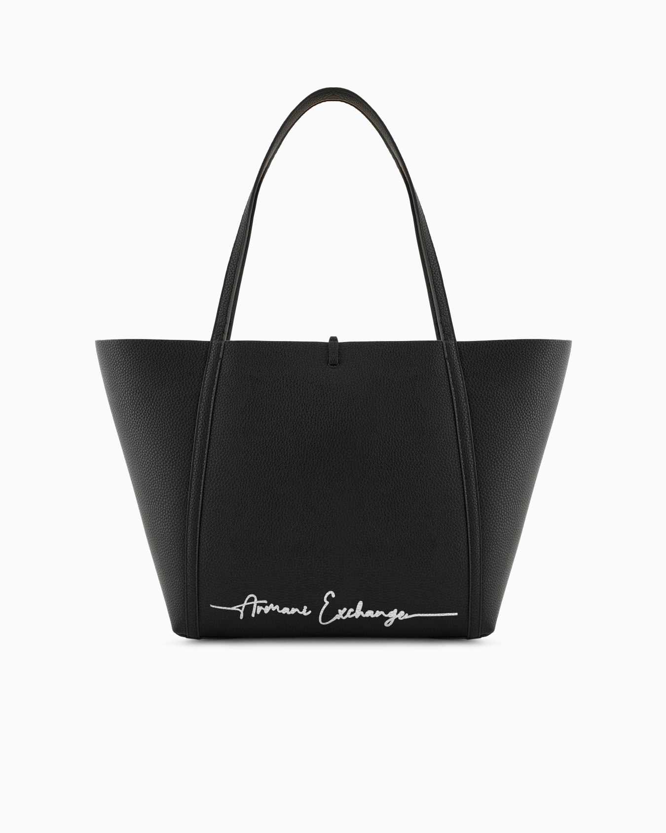 Reversible shopper with logo and clutch Slide 0