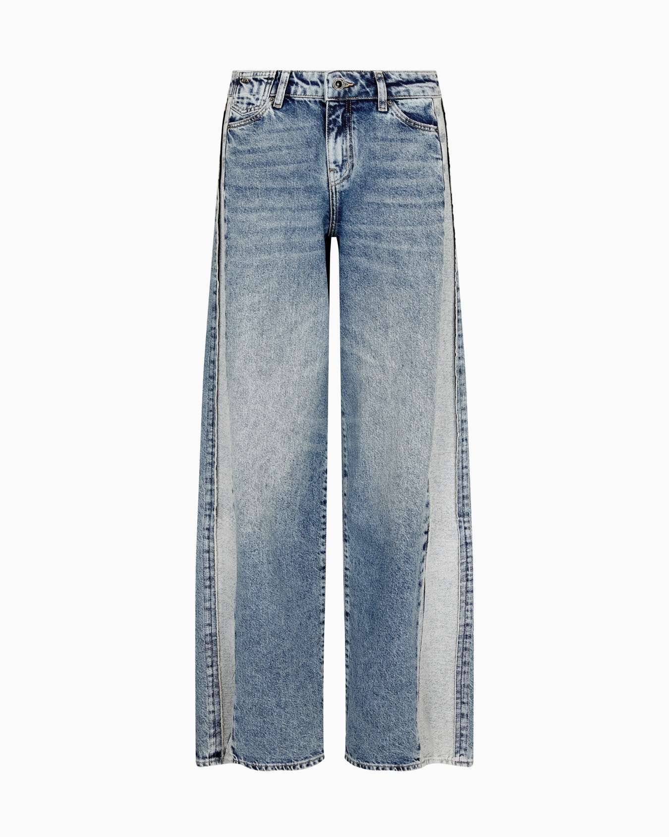 Relaxed fit jeans with slits at the bottom Slide 0
