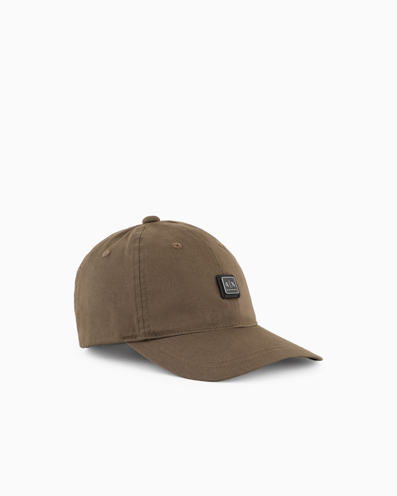 Casquette visière en coton avec logo Diapositive 0
